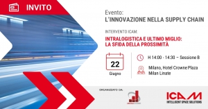ICAM tra gli sponsor e i relatori dell’VIII edizione de “L’INNOVAZIONE NELLA SUPPLY CHAIN”